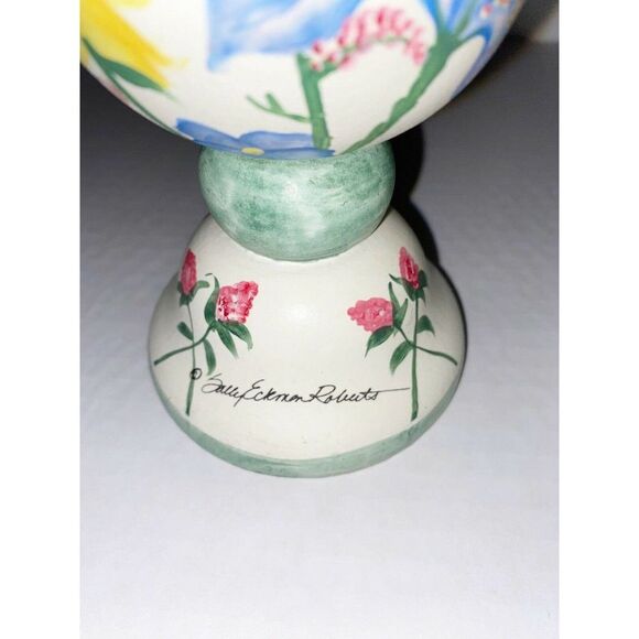 Sally Eckman Roberts Floral Candle Stick Holders - Picture 2 of 7